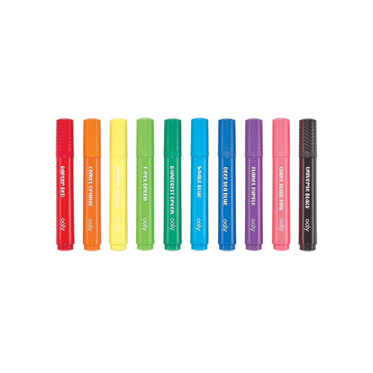 Big Bright Brush Markers from Ooly in a Set of 10