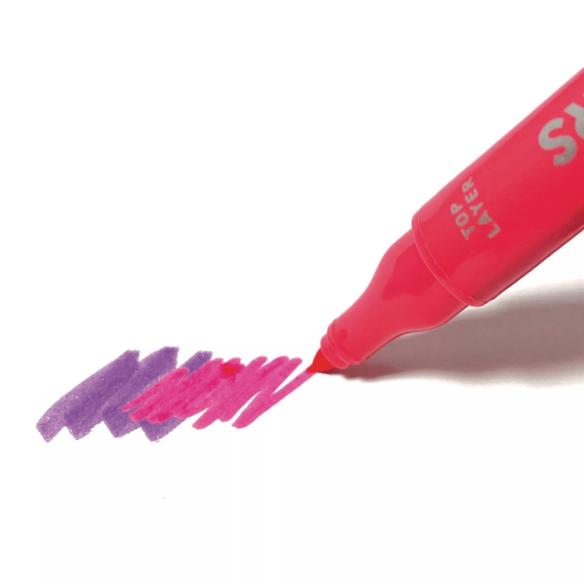 Packaging of &#39;Colour Layers Double-Ended Layering Markers - Set of 8 / 16 Colours&#39; showing multiple colorful markers and the text indicating the quantity and age suitability.