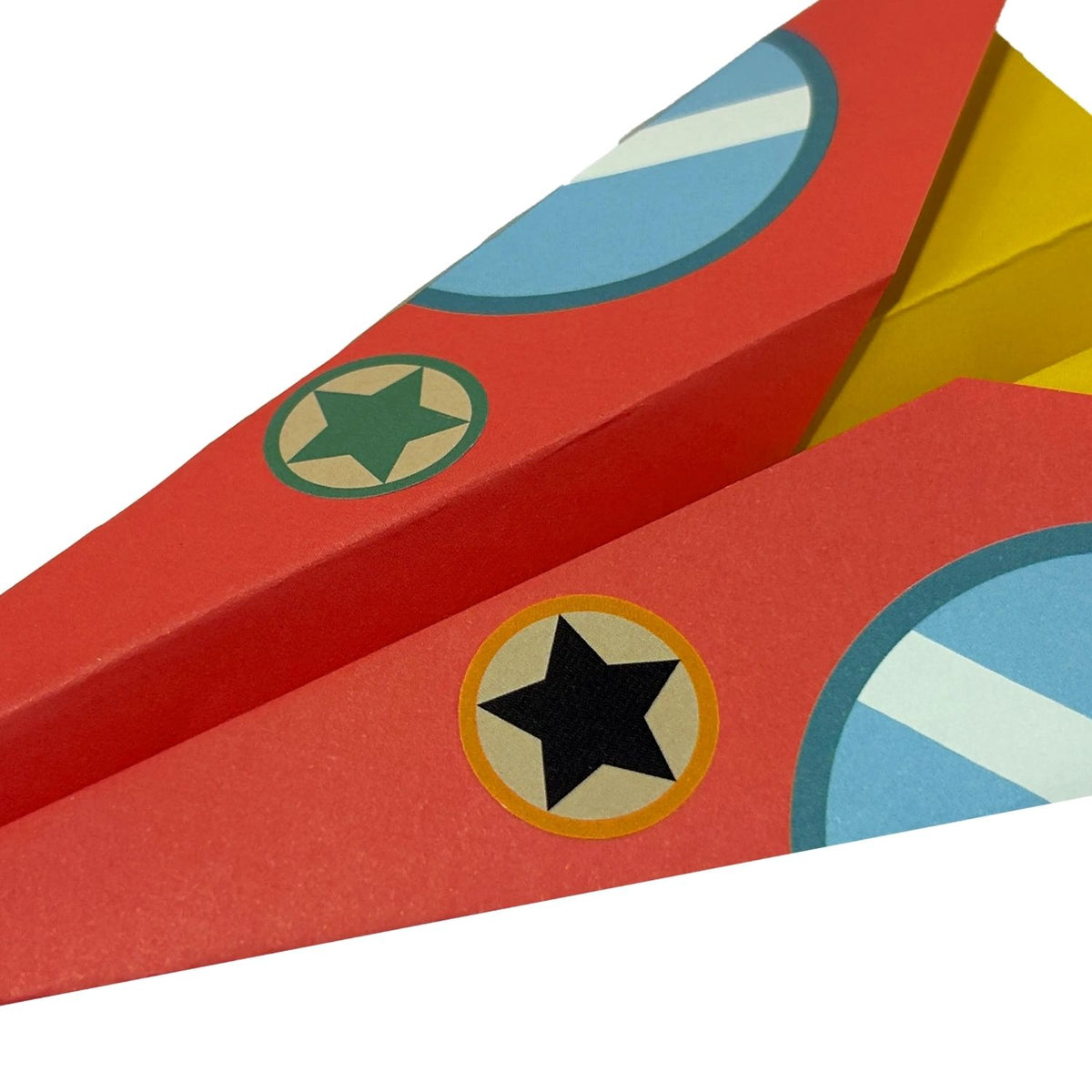 Close up of  DIY Paper Airplanes Activity Kit 