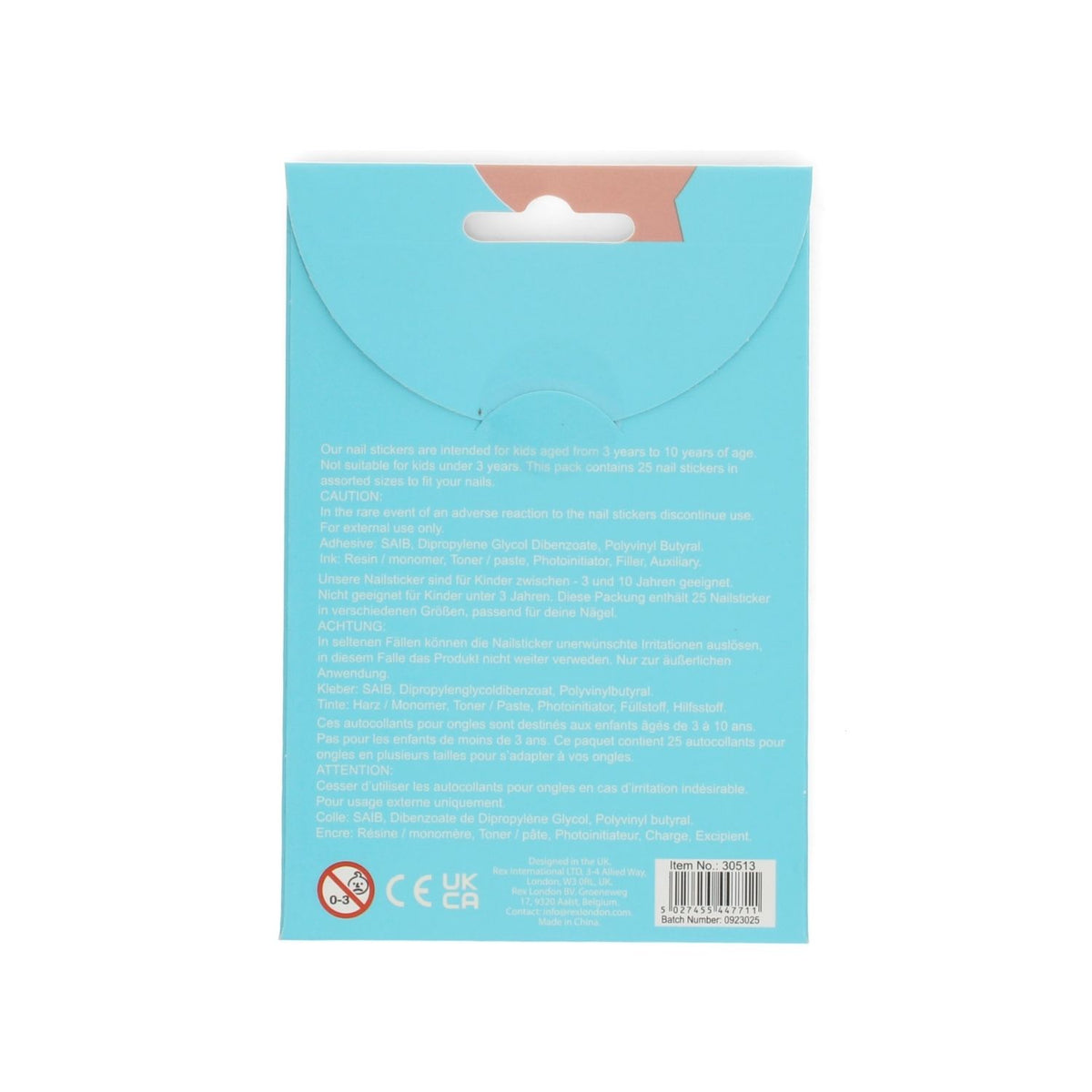 Children&#39;s Nail Stickers - Sunny Sausage Dog