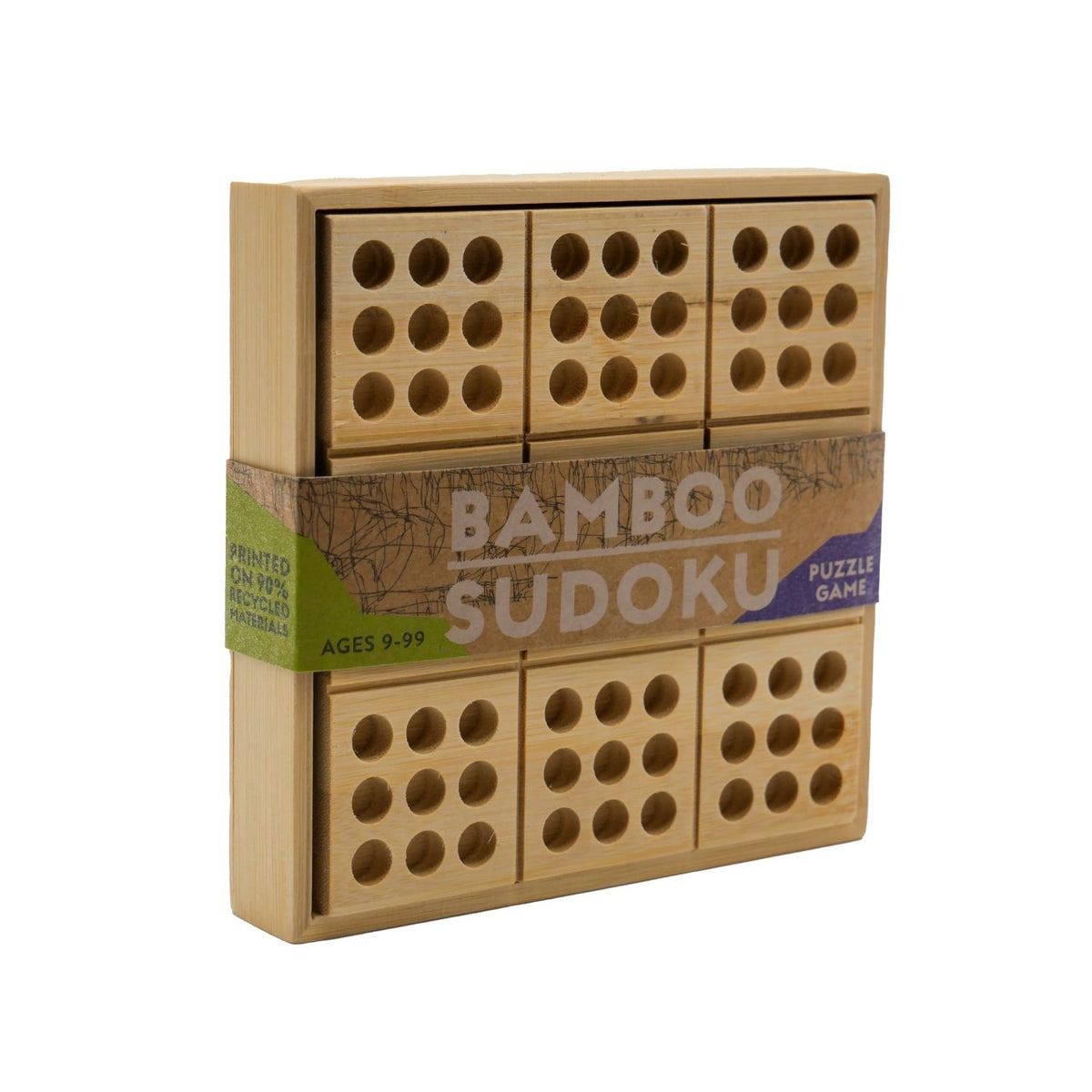 Bamboo Sudoku from Project Genius side view