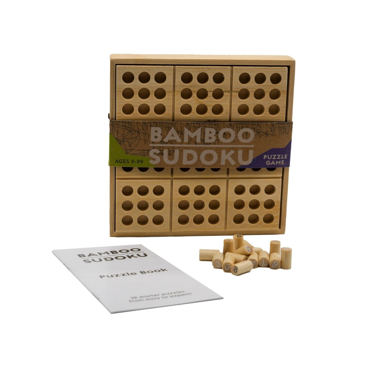 Bamboo Sudoku from Project Genius with contents laid out in front