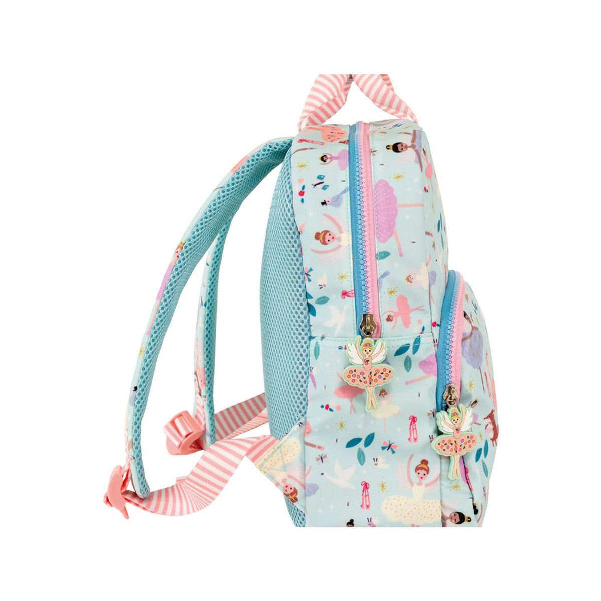 Children's backpack with enchanted ballerina pattern 