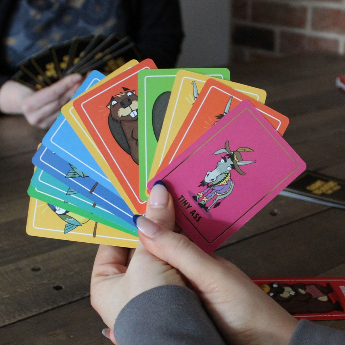 Giant Beaver is a Tiny Ass! this outrageous boasting card game 