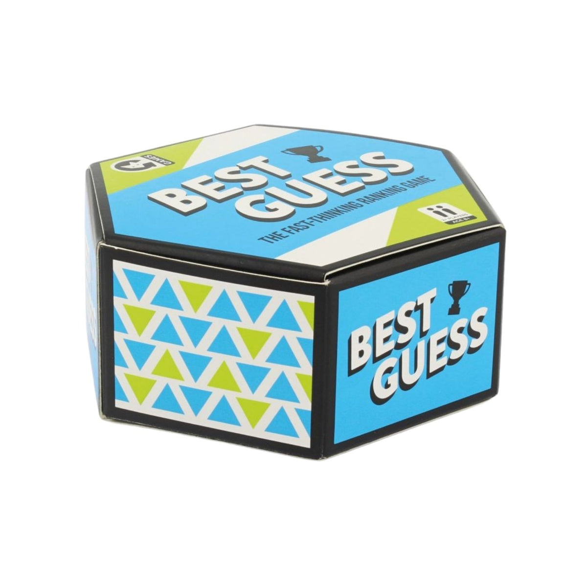 Best guess by Ginger Fox in hexagon shape container. 