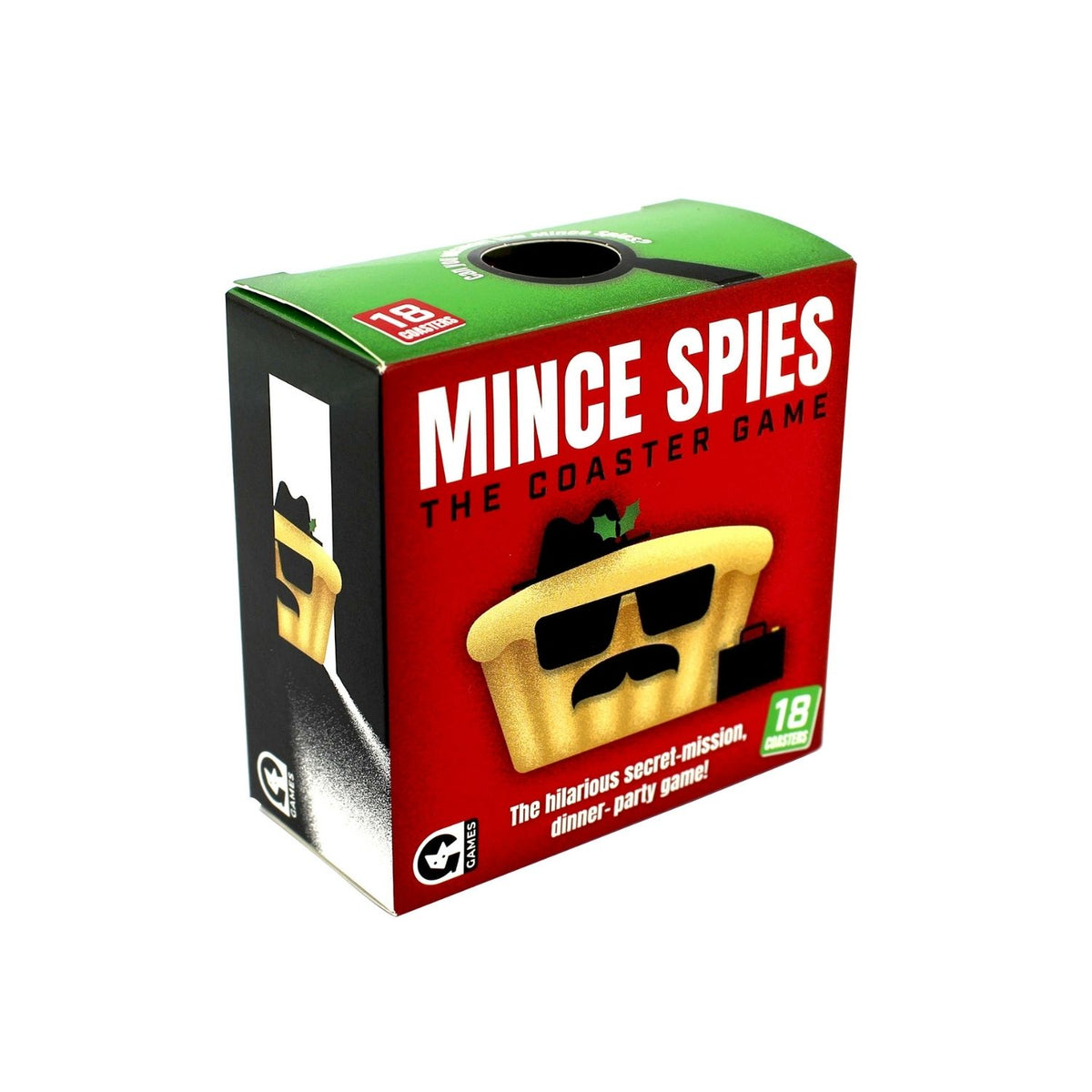 a box of mince spies a coaster game