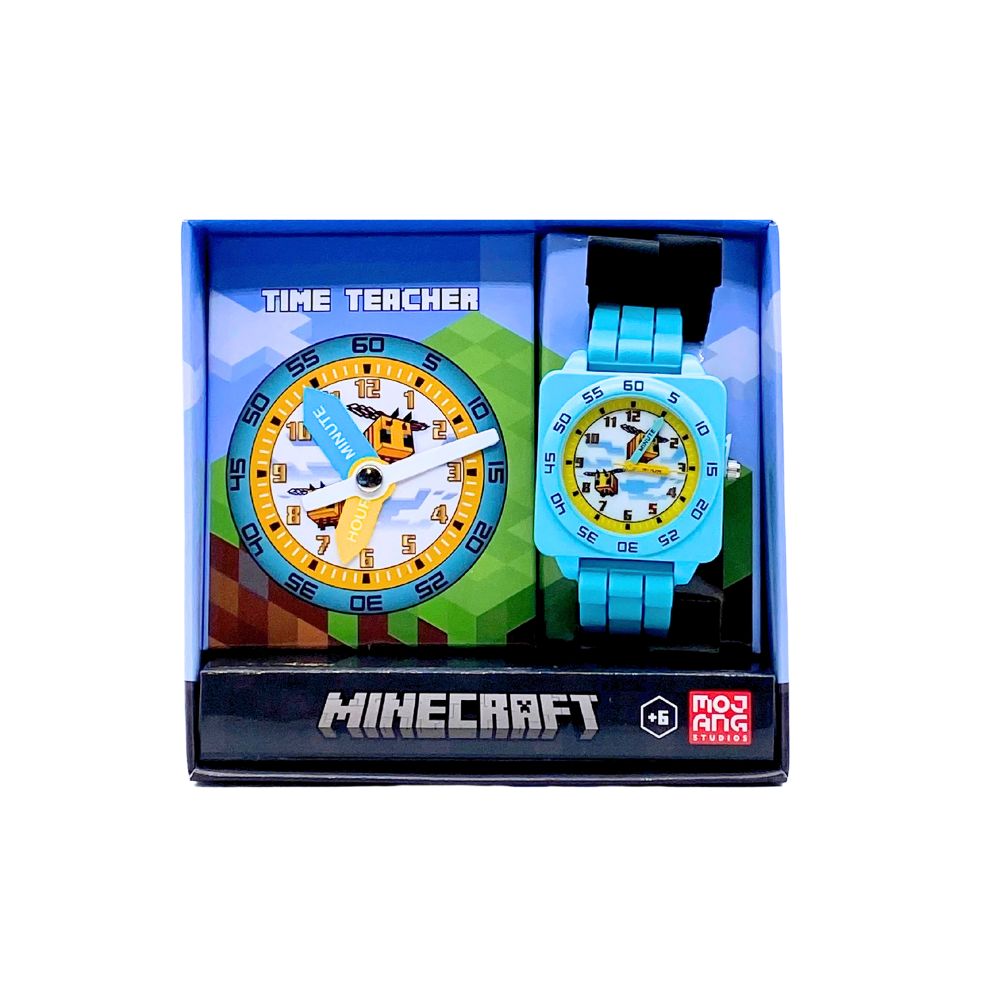 Your children can learn how the tell the time with our new Minecraft Time Teacher Bee Design Watch