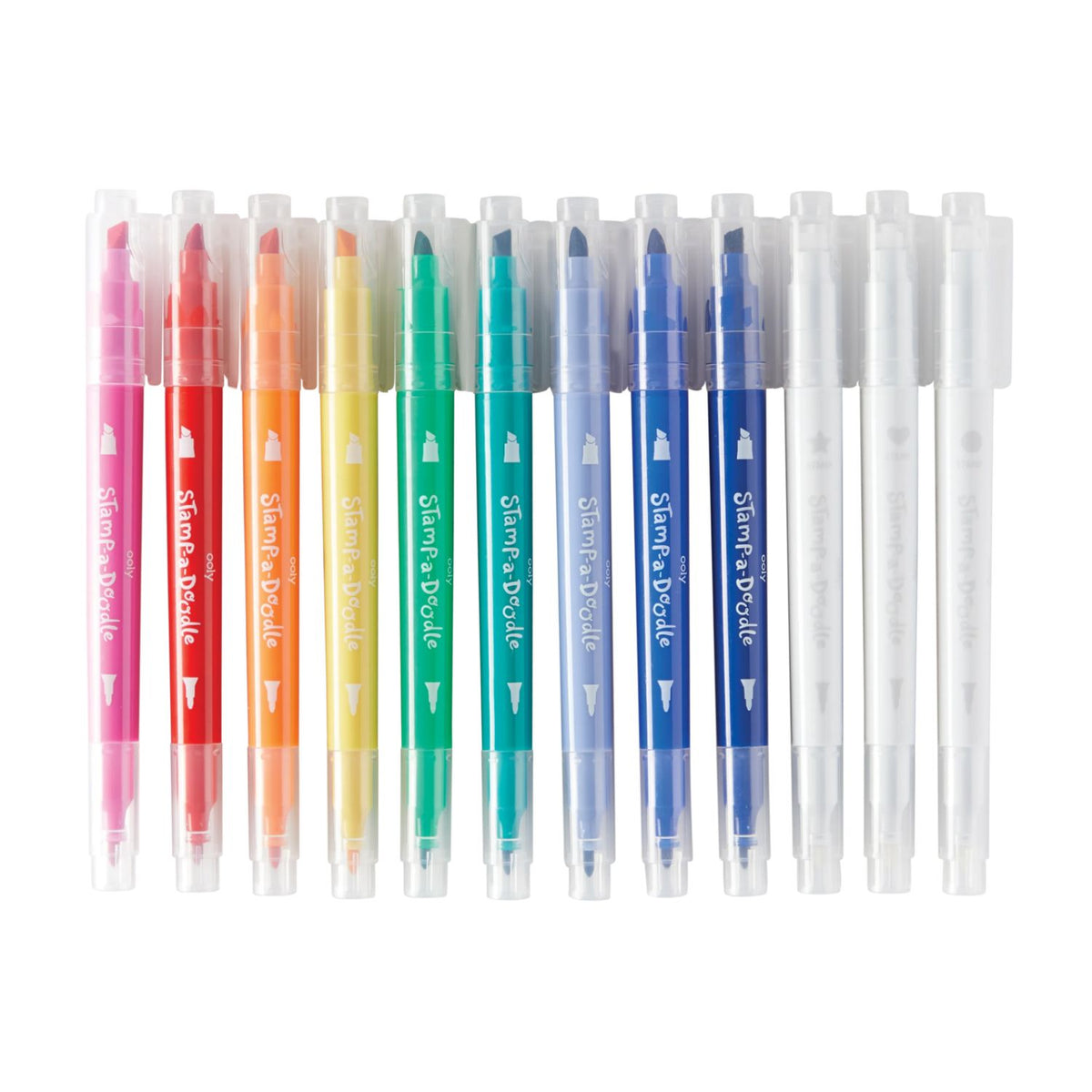 Stamp-A-Doodle Double-Ended Colour-Changing Stamp Markers - Set of 12