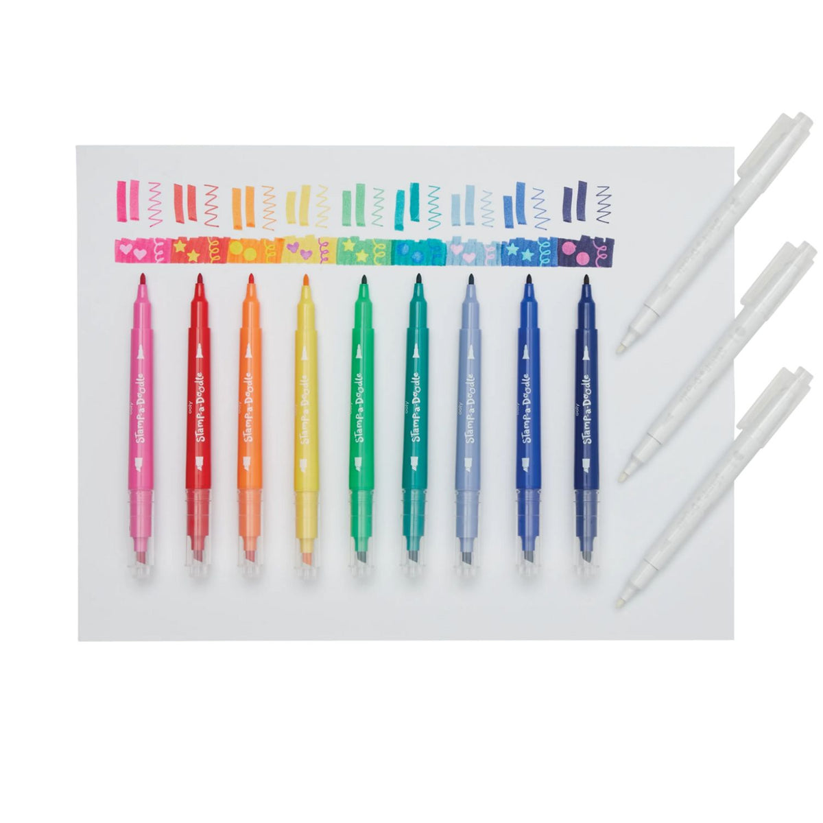 Stamp-A-Doodle Double-Ended Colour-Changing Stamp Markers - Set of 12