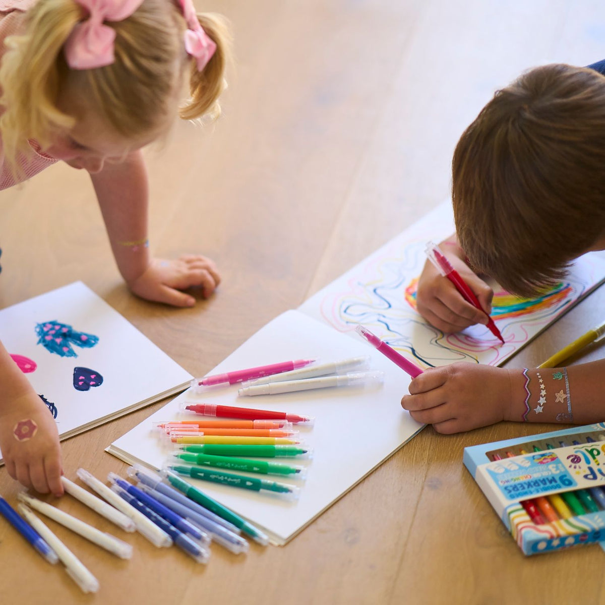 Stamp-A-Doodle Double-Ended Colour-Changing Stamp Markers - Set of 12