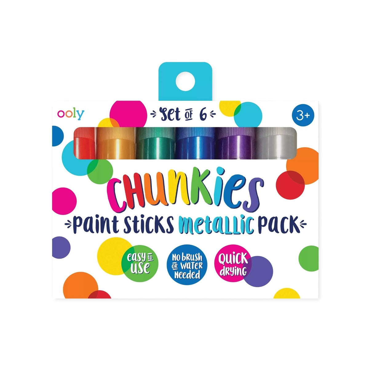 Chunkies Paint Sticks Metalic - Set of 6