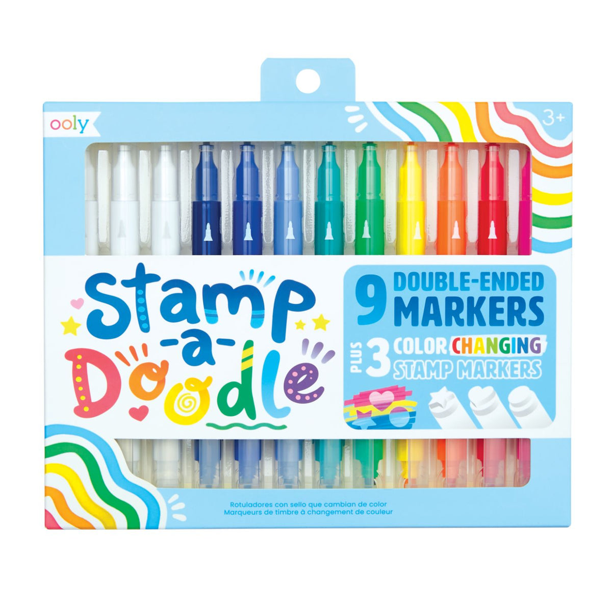 Stamp-A-Doodle Double-Ended Colour-Changing Stamp Markers - Set of 12