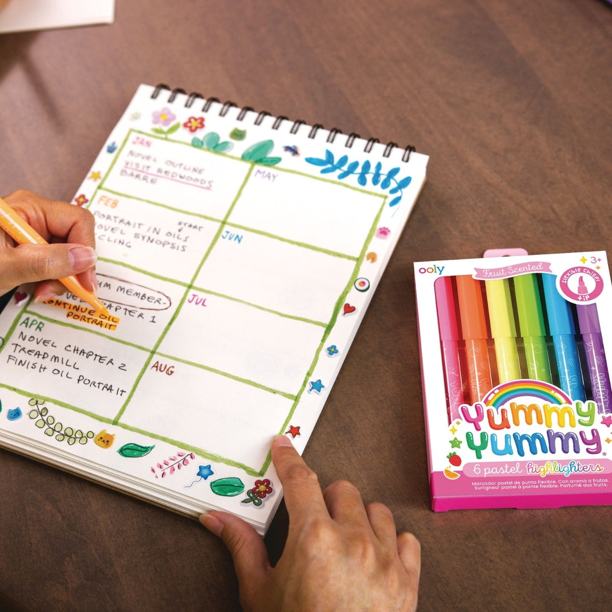 Yummy Yummy Scented Highlighters - Set of 6