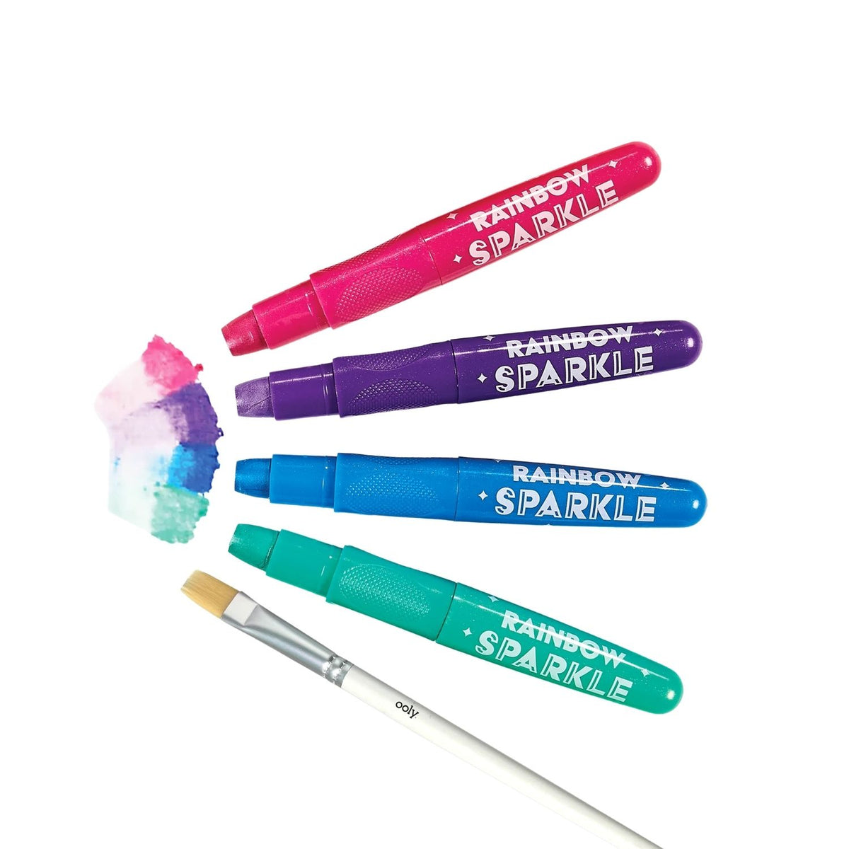 Rainbow Sparkle Watercolour Gel Crayons - Set of 12