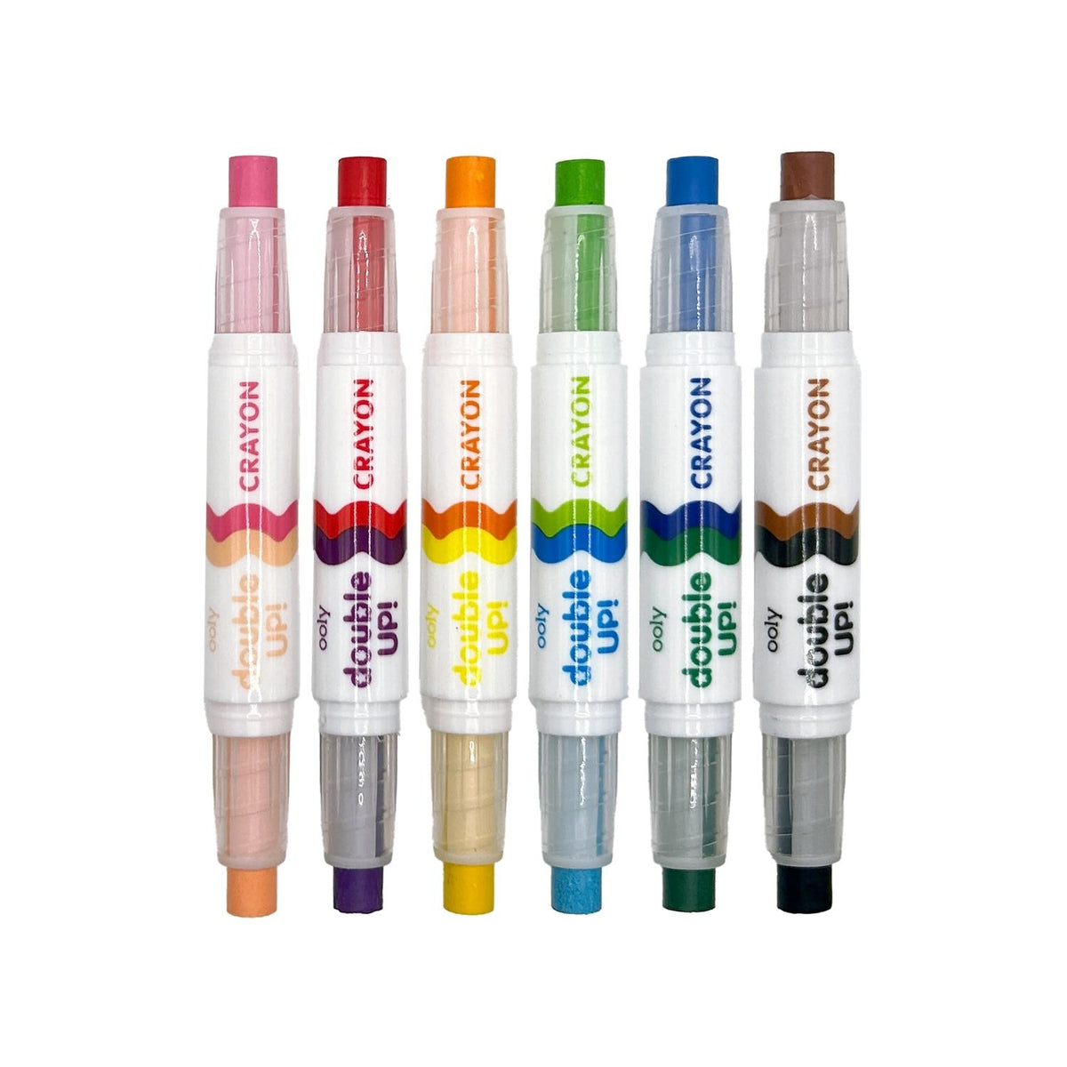 Double Up! Double-Ended Crayons - Set of 6 / 12 Colours