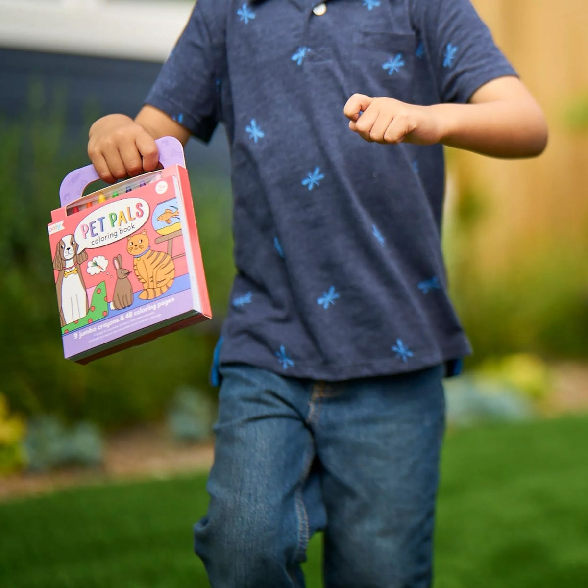 Carry Along Colouring Book & Crayon Set - Pet Pals