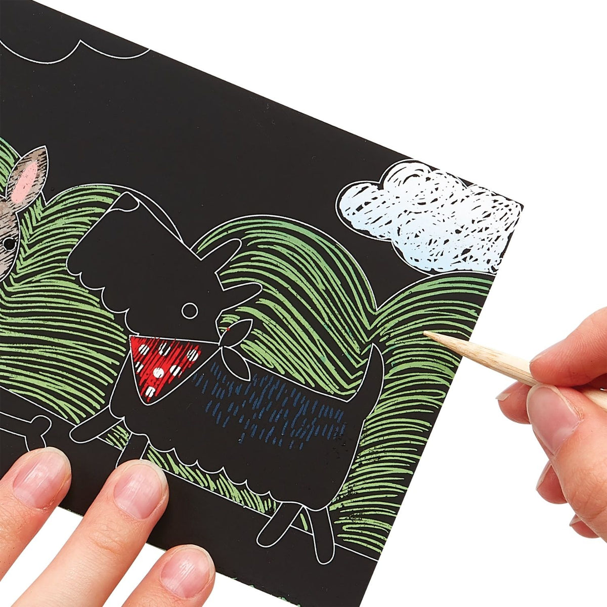 Mini Scratch & Scribble Art Kit - Playful Pups