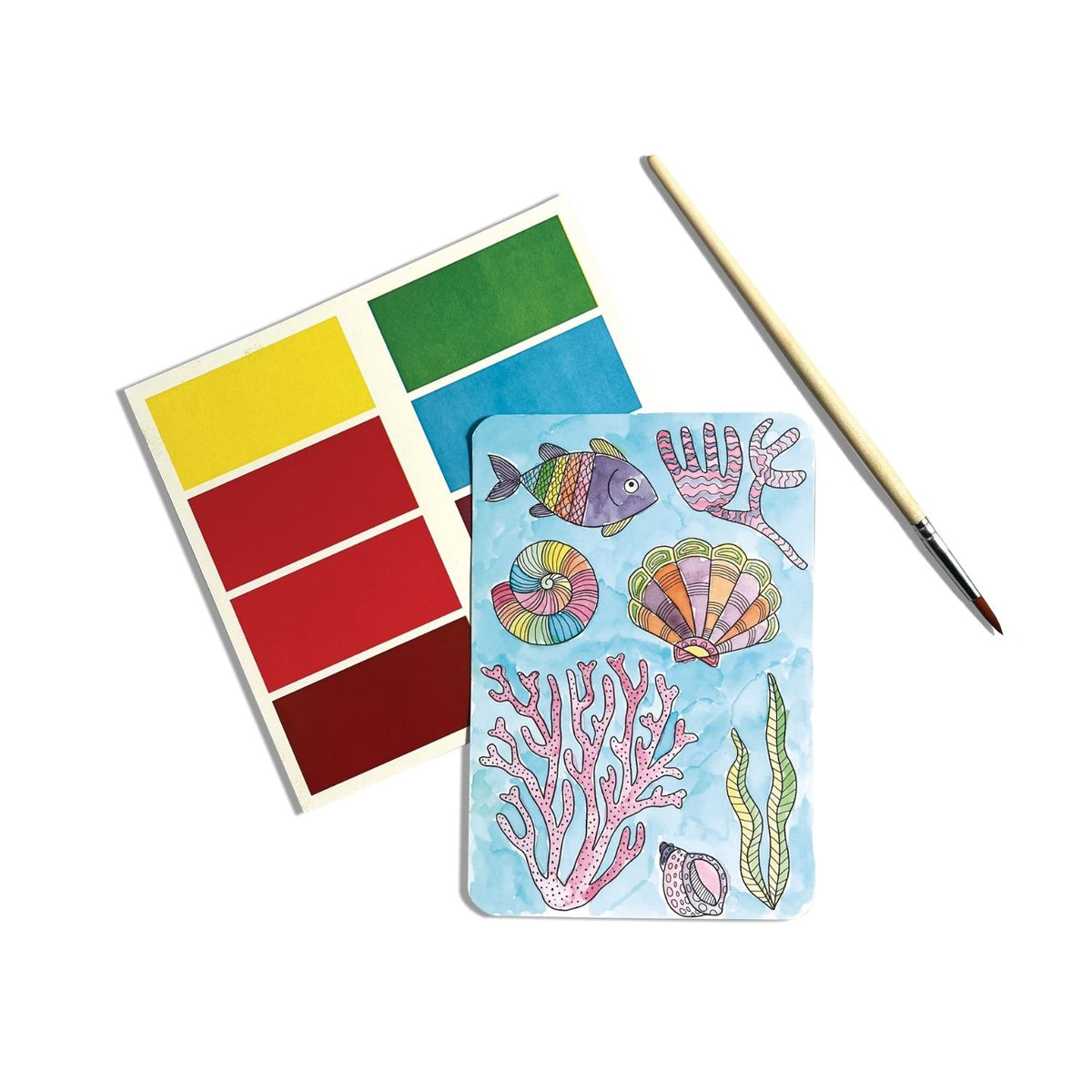 Scenic Hues DIY Watercolour Art Kit - Ocean Paradise