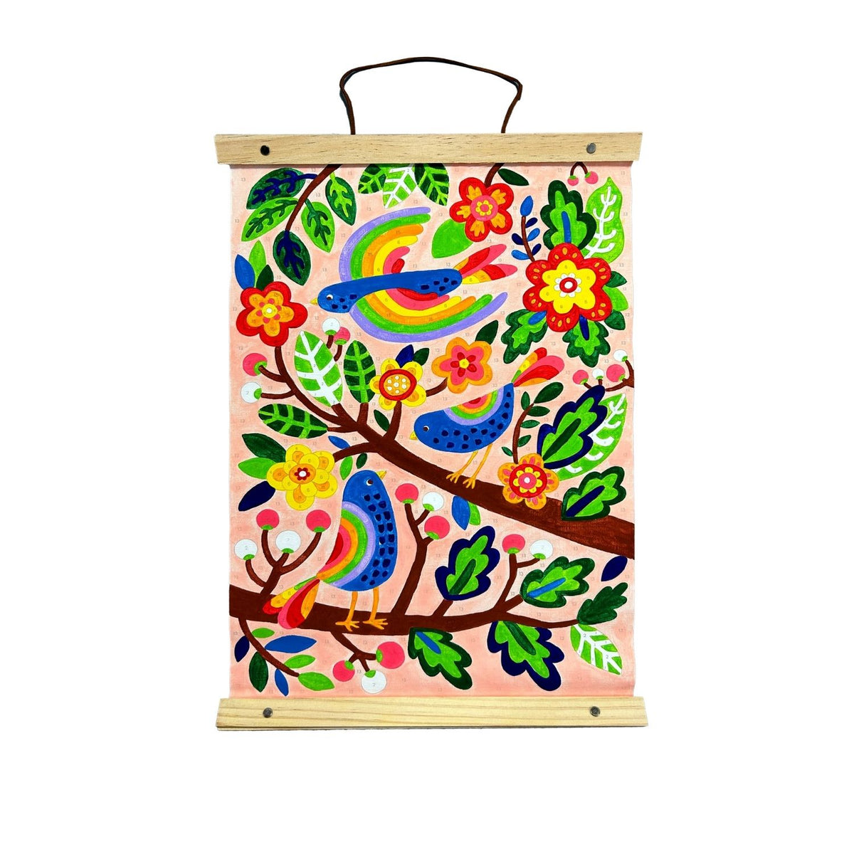 Paintology Paint-By-Number Canvas Kit - Blue Birds