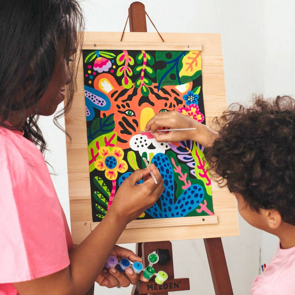 Paintology Paint-By-Number Canvas Kit - Blue Birds