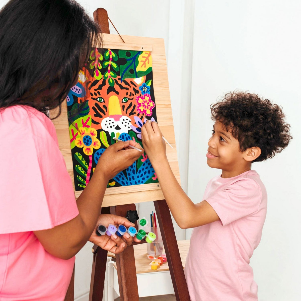 Paintology Paint-By-Number Canvas Kit - Blue Birds