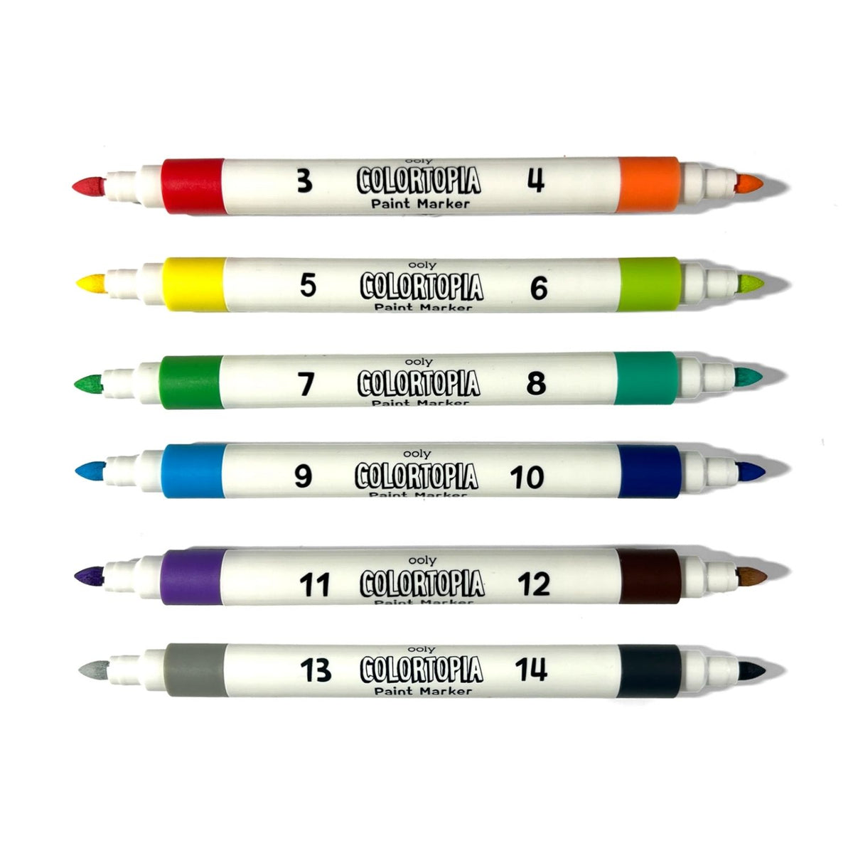 Ooly - Colortopia Paint Marker By Number Kit - Epic Adventures