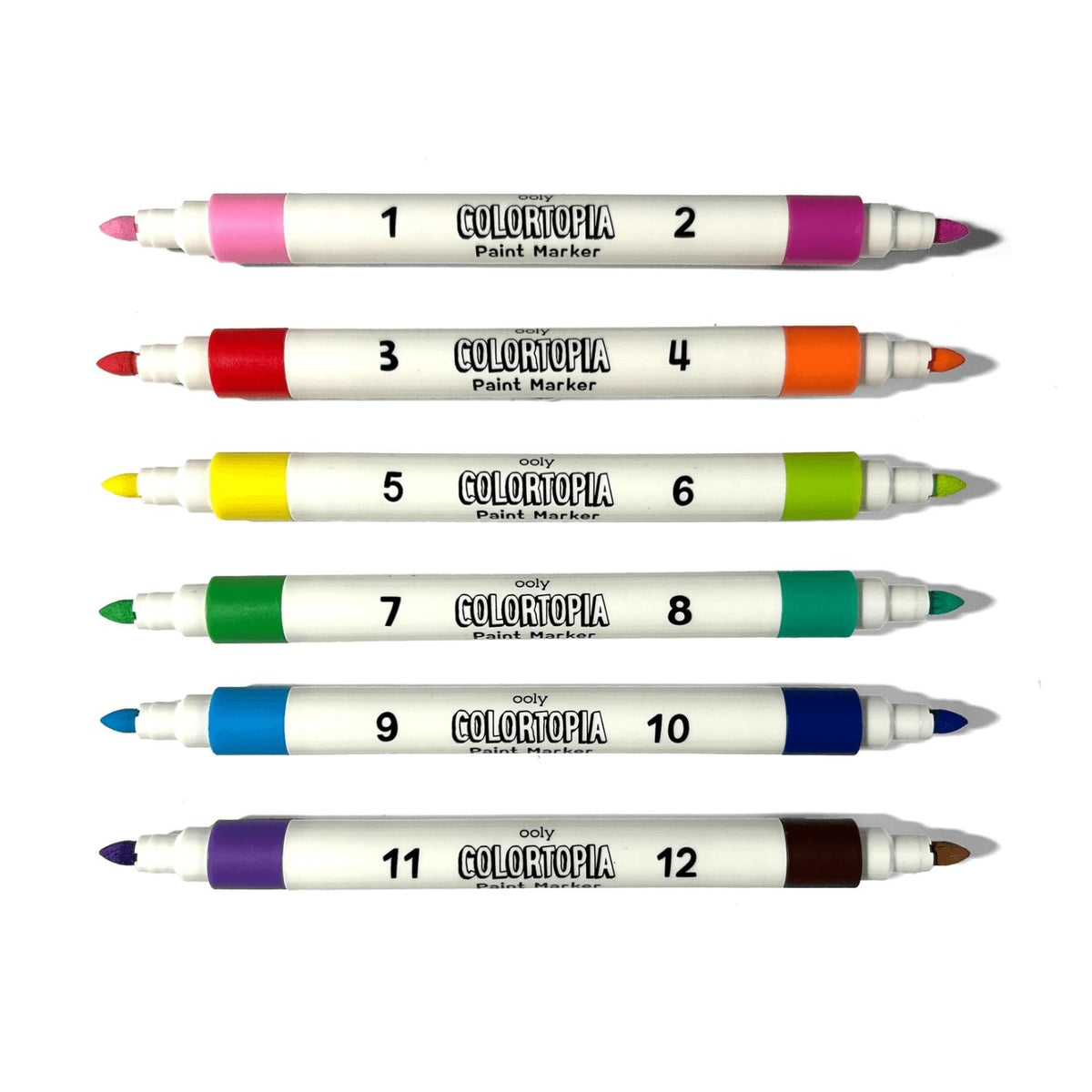 Ooly - Colortopia Paint Marker By Number Kit - Unicorn Funland
