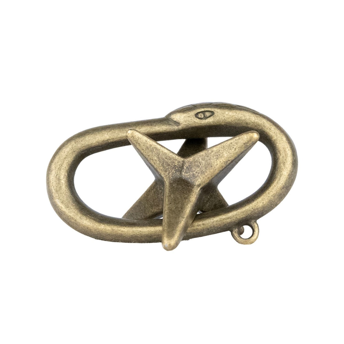 A high-definition shot of the high-quality disentanglement puzzles, showcasing the durable metal construction and silver-toned finish.