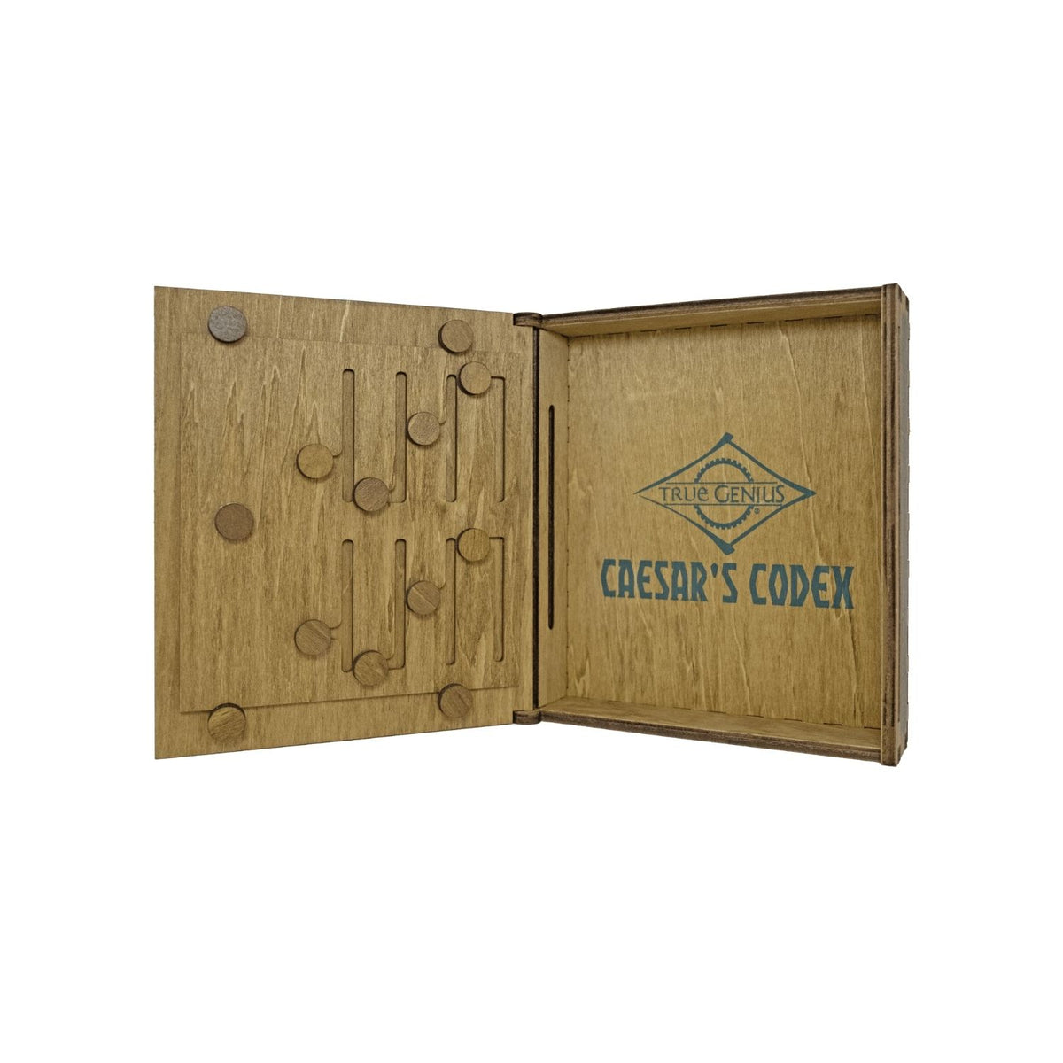 Project Genius Caesar&#39;s Codex brainteaser open 