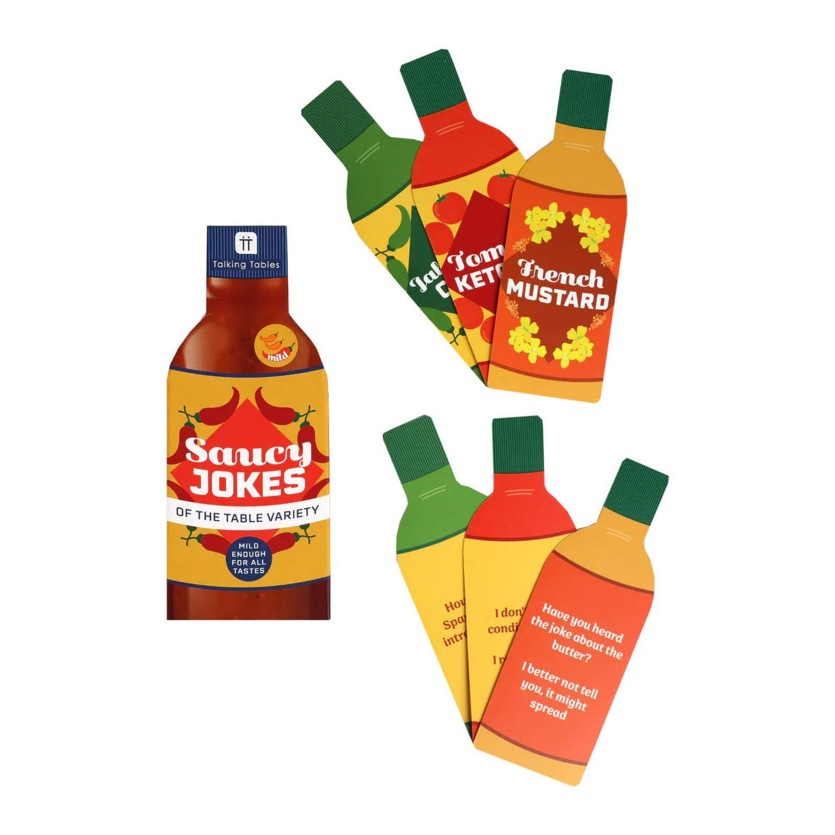 Saucy Food Jokes (Set of 60 Cards)