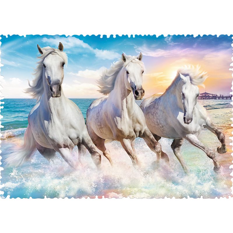 Trefl &quot;600 Crazy Shapes&quot; - Galloping among the waves