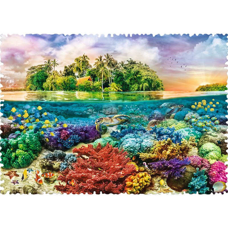 Trefl &quot;600 Crazy Shapes&quot; - Tropical island