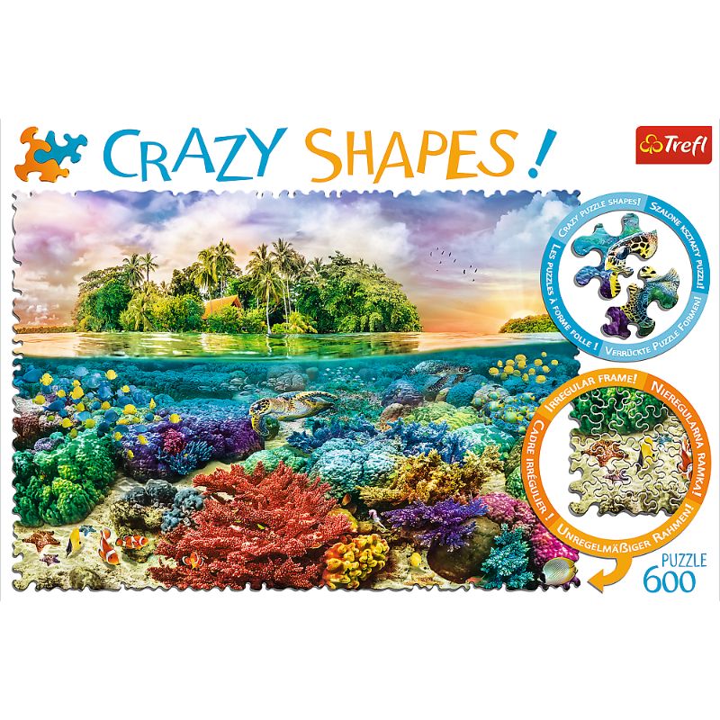 Trefl &quot;600 Crazy Shapes&quot; - Tropical island