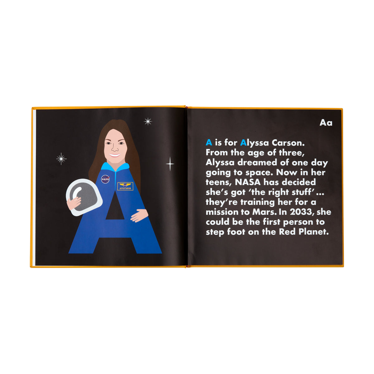 Little Legends Alphabet Book - Page A