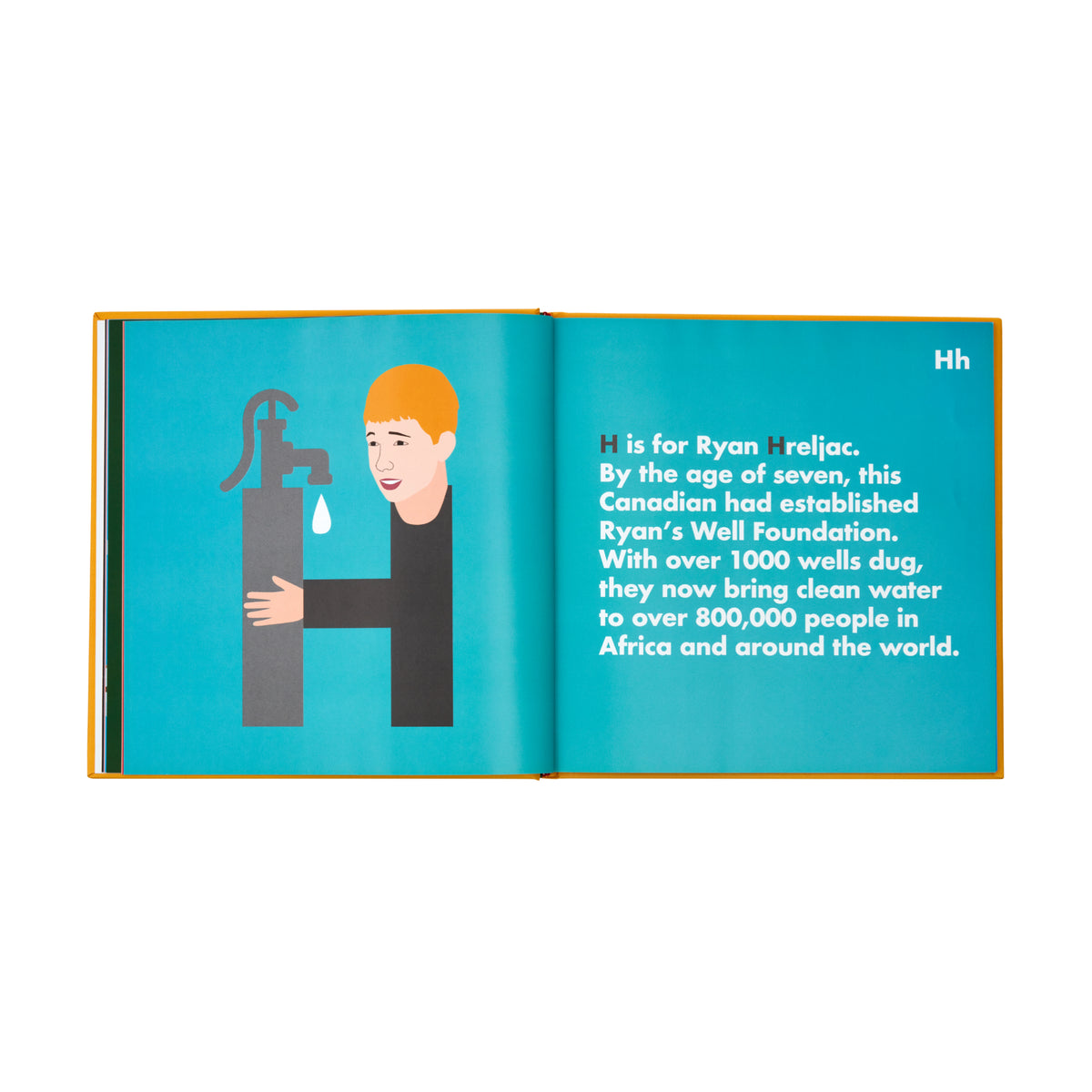 Little Legends Alphabet Book - Page H